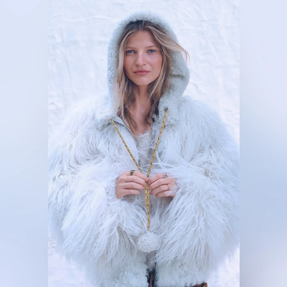 Nigel Preston Brenda Knight Teddy Bear Lambskin Fur Jacket